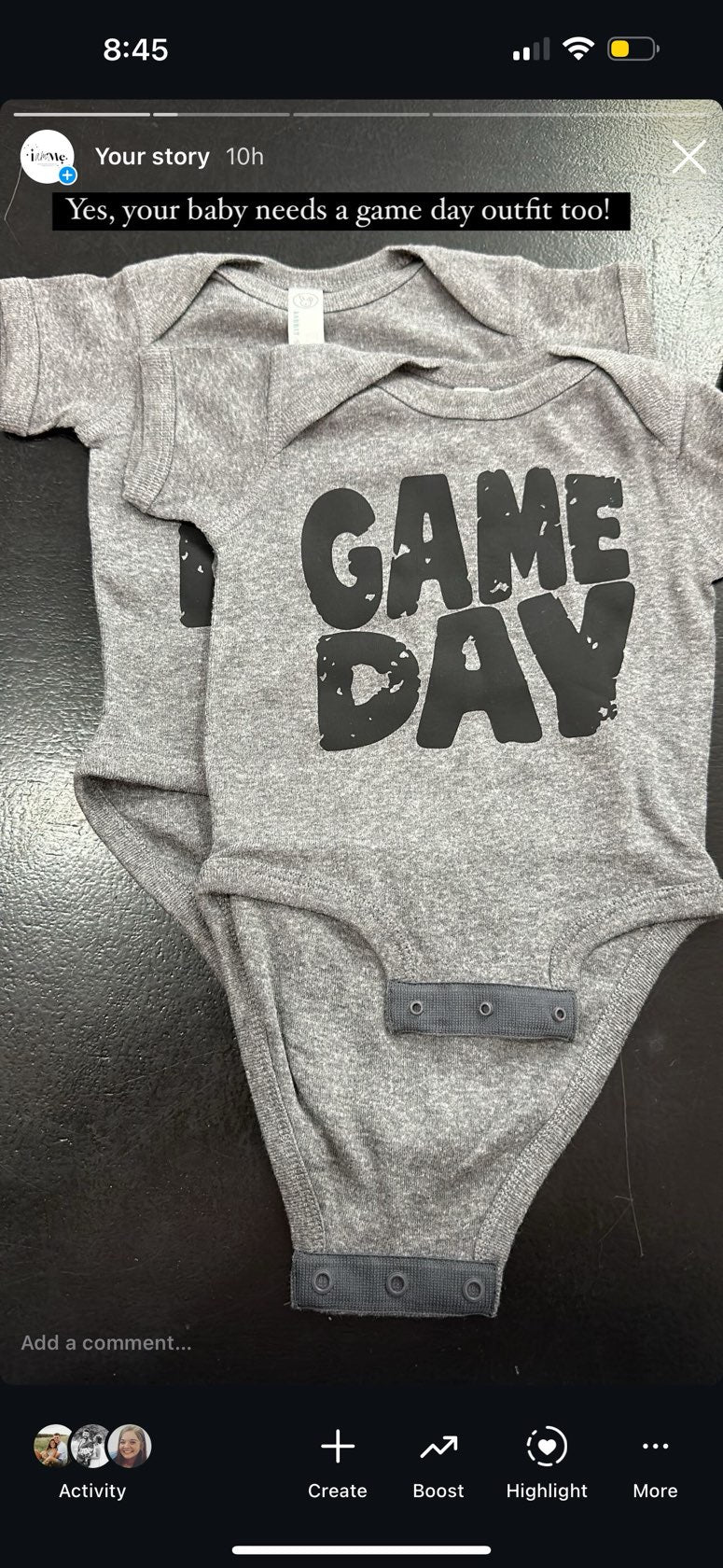 Game Day Onesie