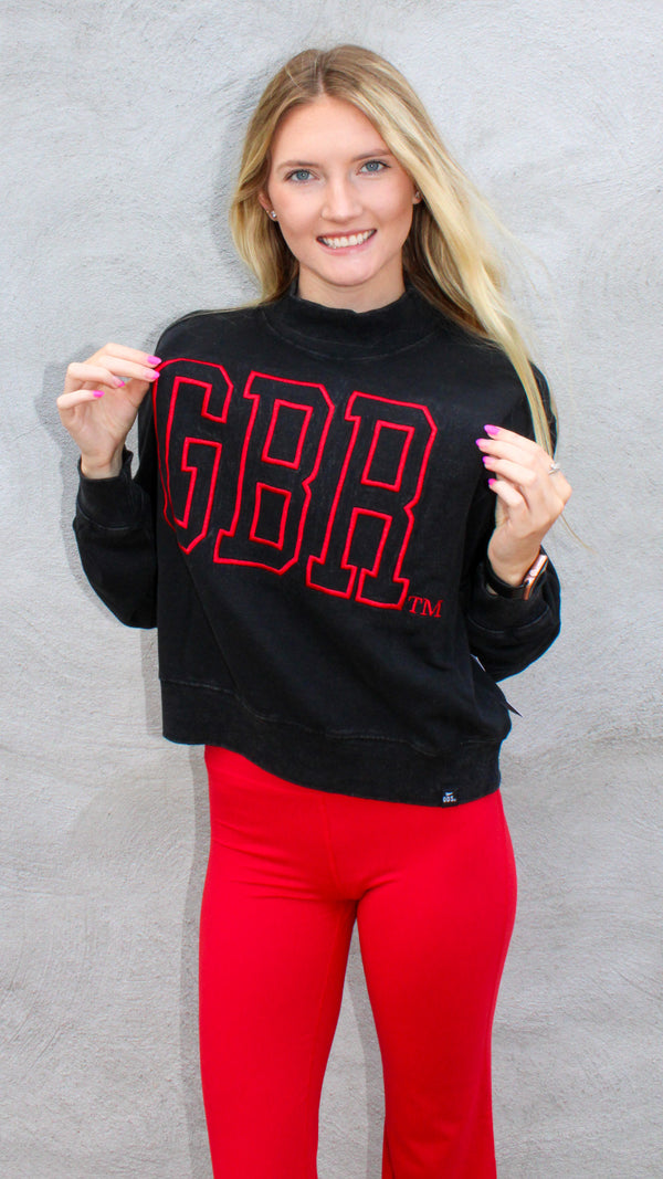 GBR Mock Neck Crewneck