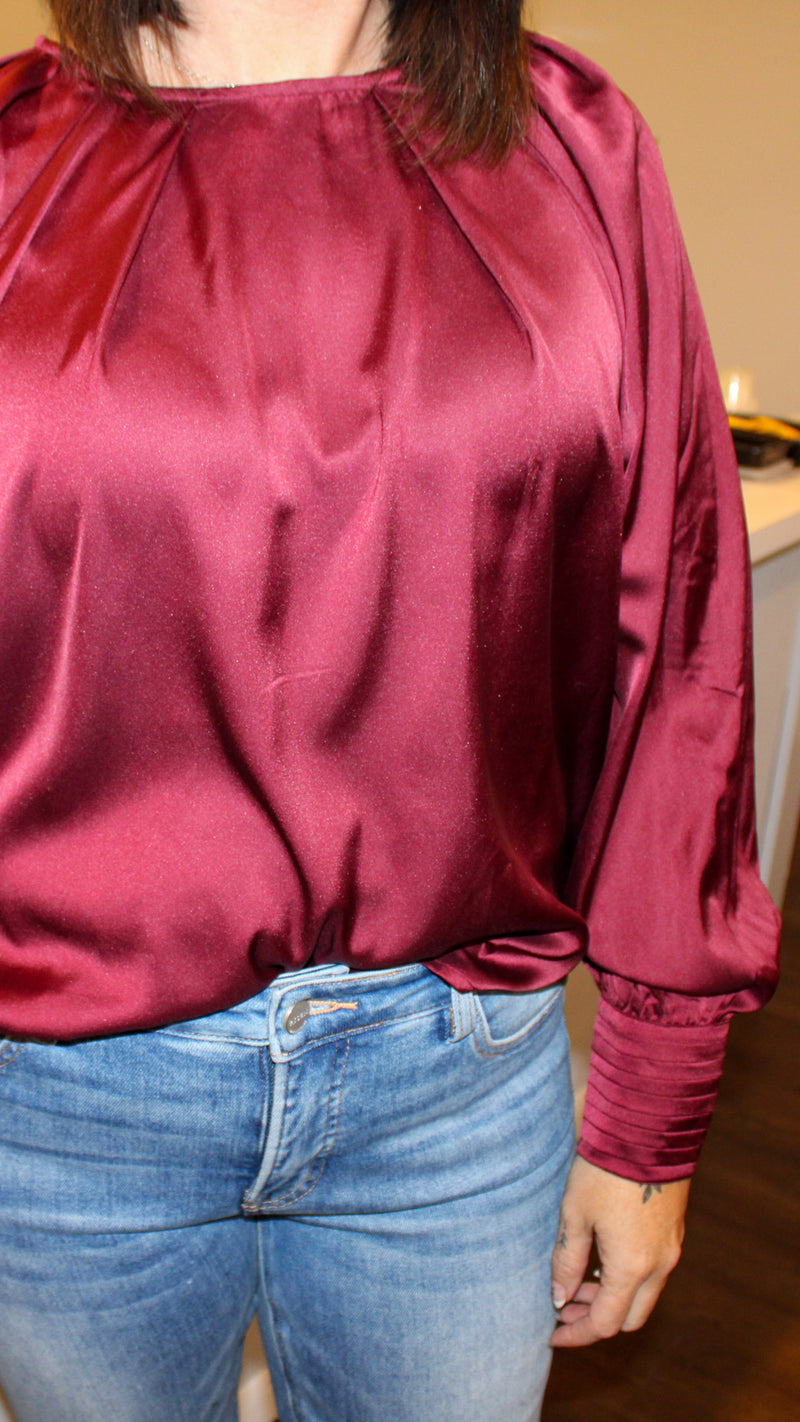 Burgandy Long Sleeve