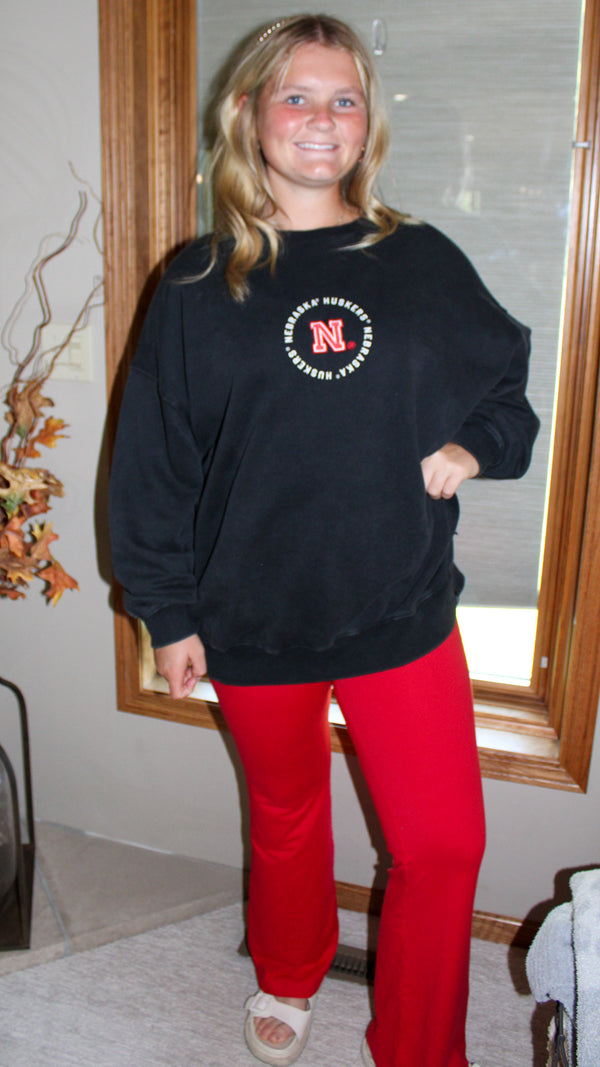 U of Nebraska Fleece Crewneck