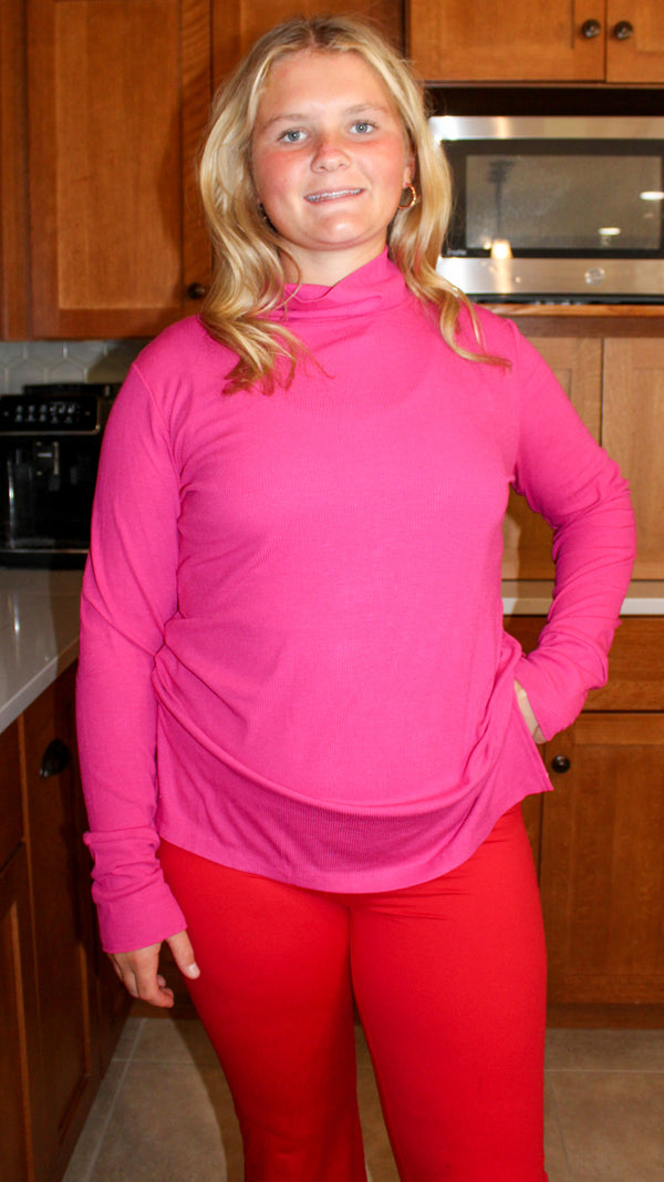 Perfectly Pink Turtleneck