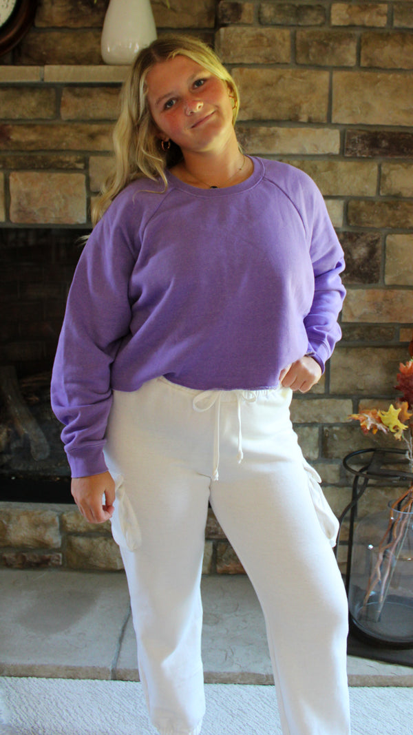 Avery Cropped Crewneck